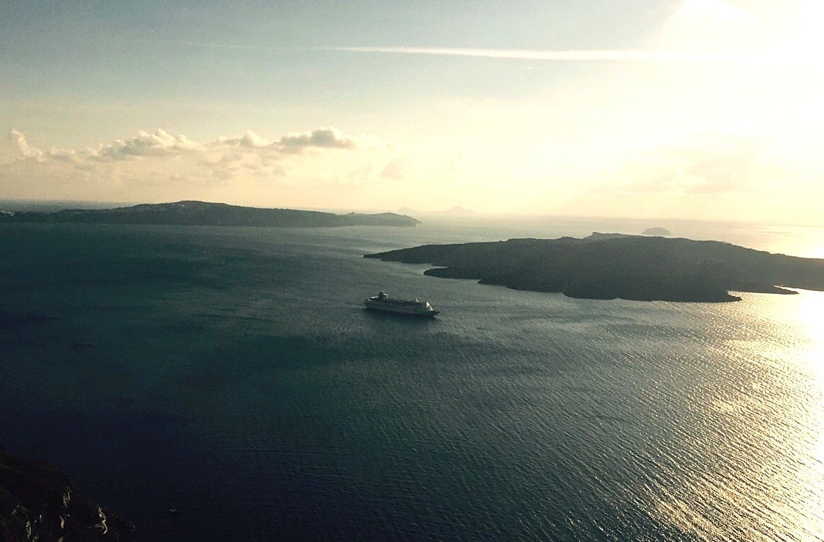 A Cruise Ship and Its Journey to the Edge